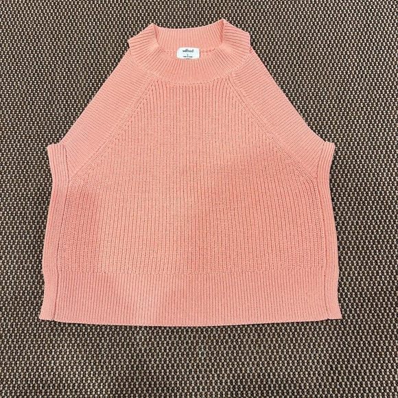 Wilfred Tops - WILFRED ARITZIA KNIT CROP TOP SIZE SMALL